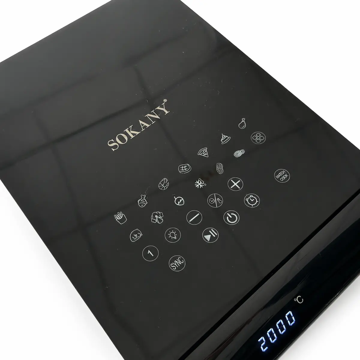 Аерофритюрниця подвійна Sokany SK-10084 3400 Вт, 13 л (6.5л+6.5л) на 2 кошики